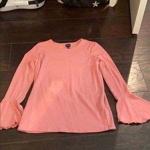 A pink long sleeve